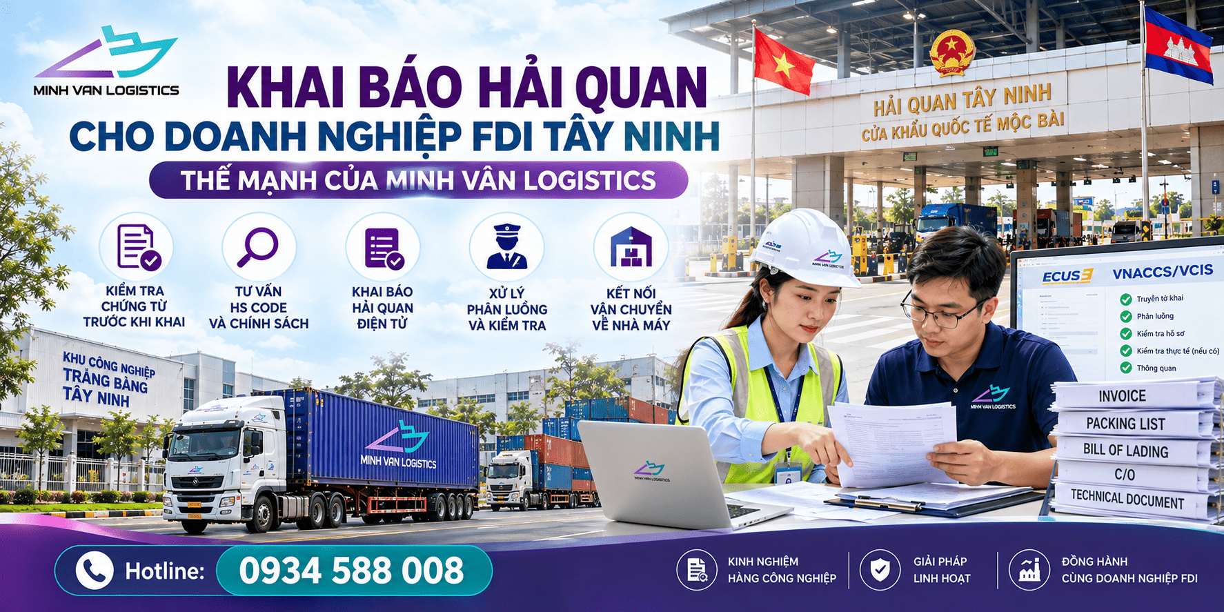 Khai báo hải quan cho doanh nghiệp FDI Tây Ninh