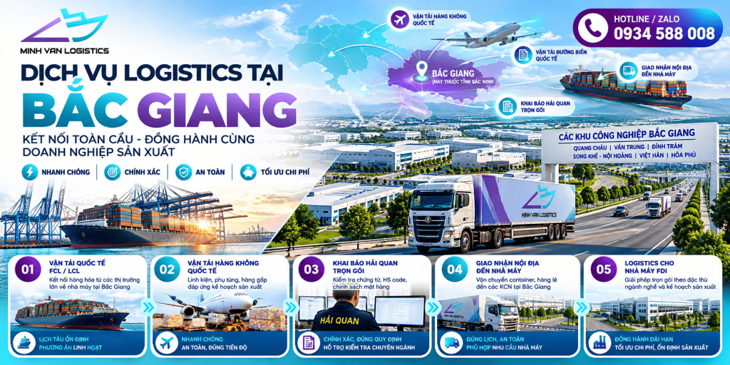 Dịch Vụ Logistics Tại Bắc Giang