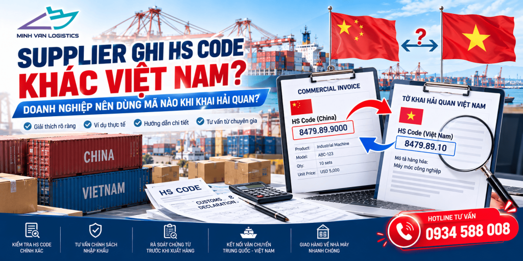 Supplier Ghi HS Code Khác Việt Nam