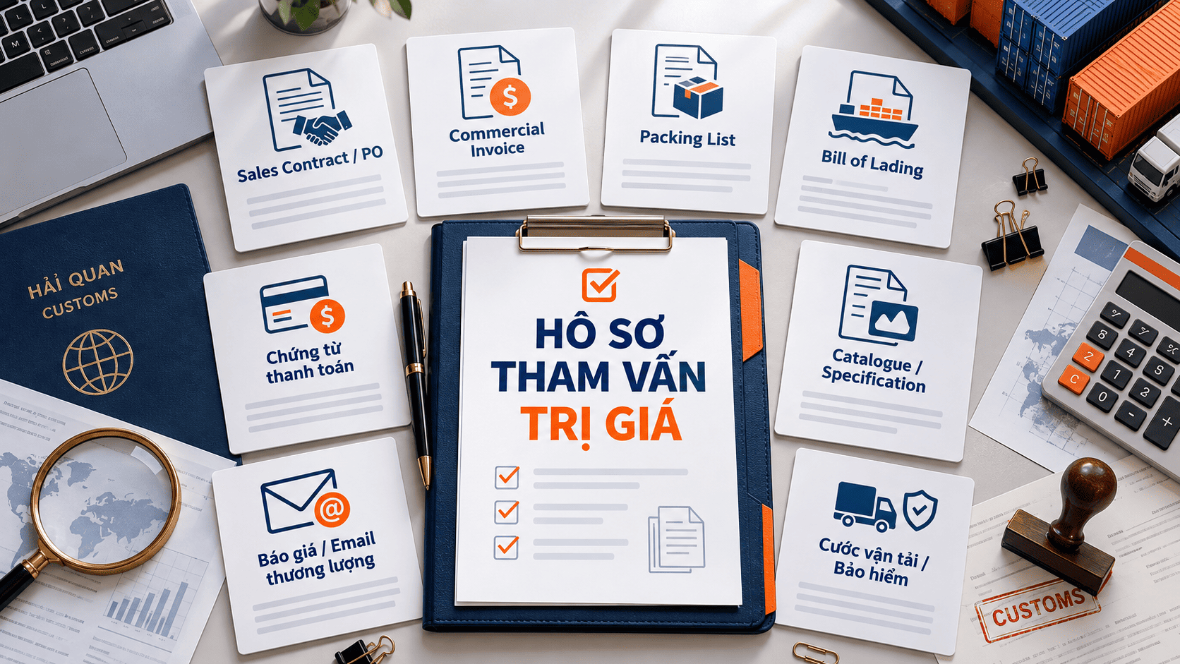 Hồ sơ tham vấn trị giá hải quan gồm những chứng từ gì?