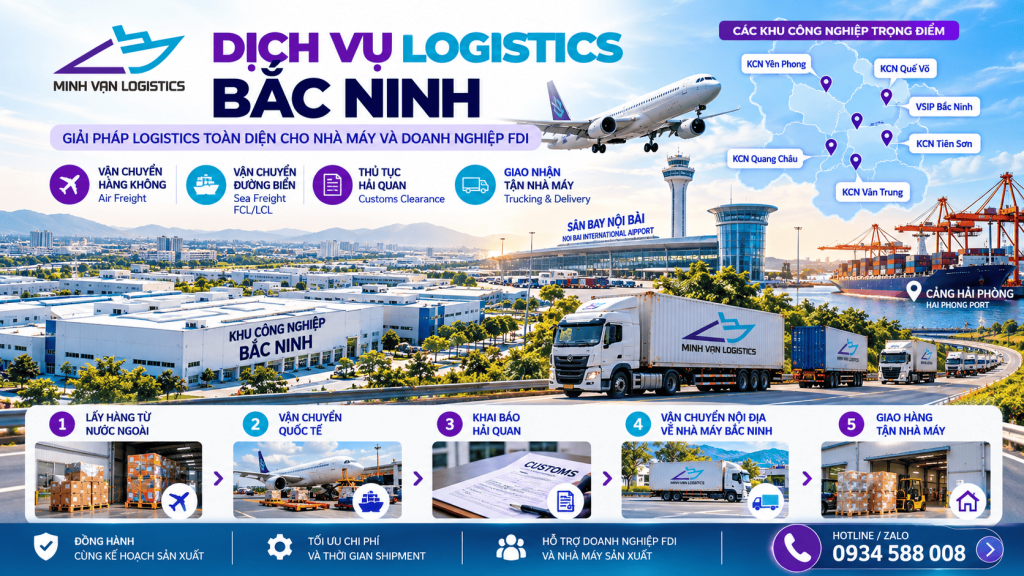Dịch Vụ Logistics Bắc Ninh Cho Nhà Máy FDI