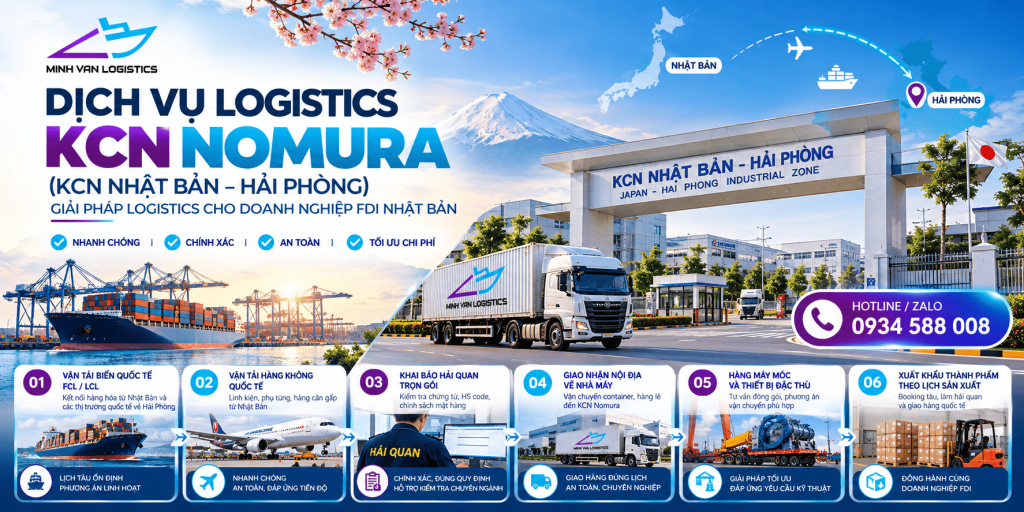 Dịch Vụ Logistics KCN Nomura Hải Phòng