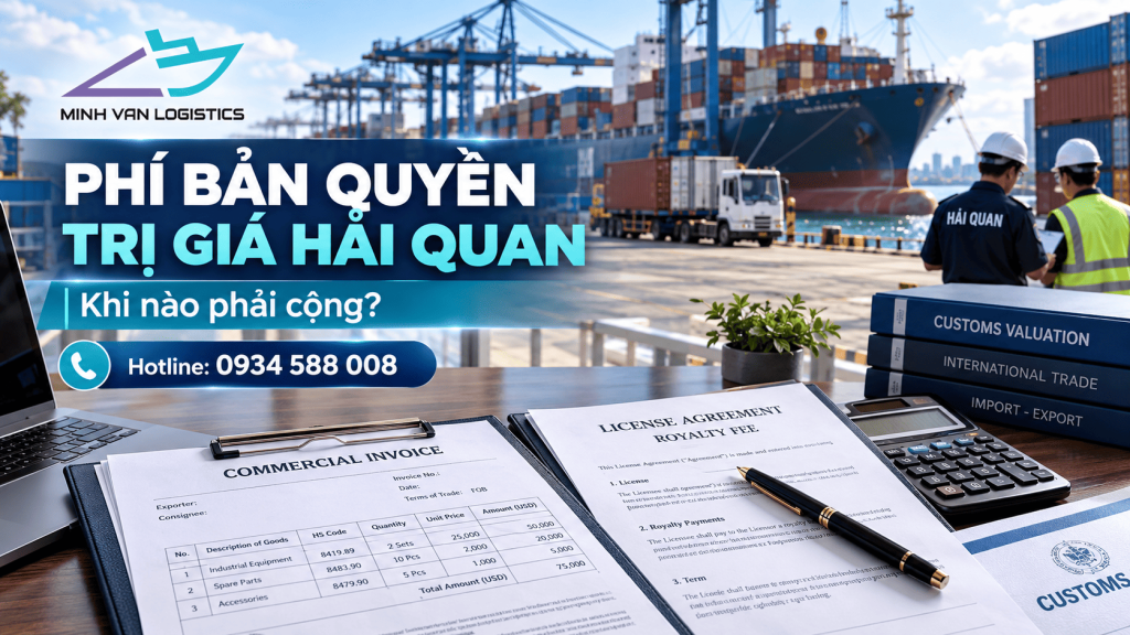 Phí Bản Quyền Có Phải Cộng Vào Trị Giá Hải Quan