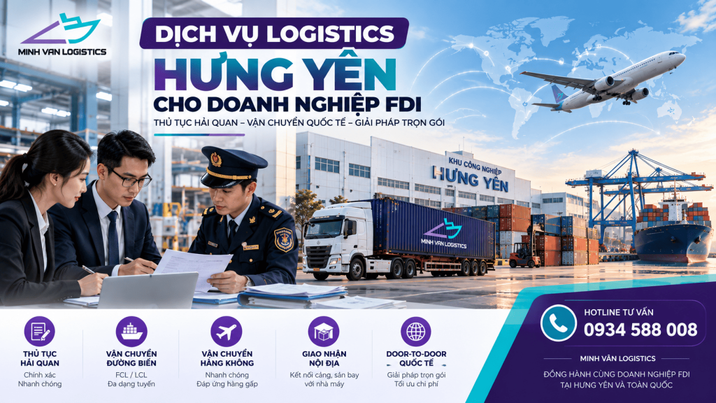 Dịch Vụ Logistics Hưng Yên Cho Doanh Nghiệp FDI