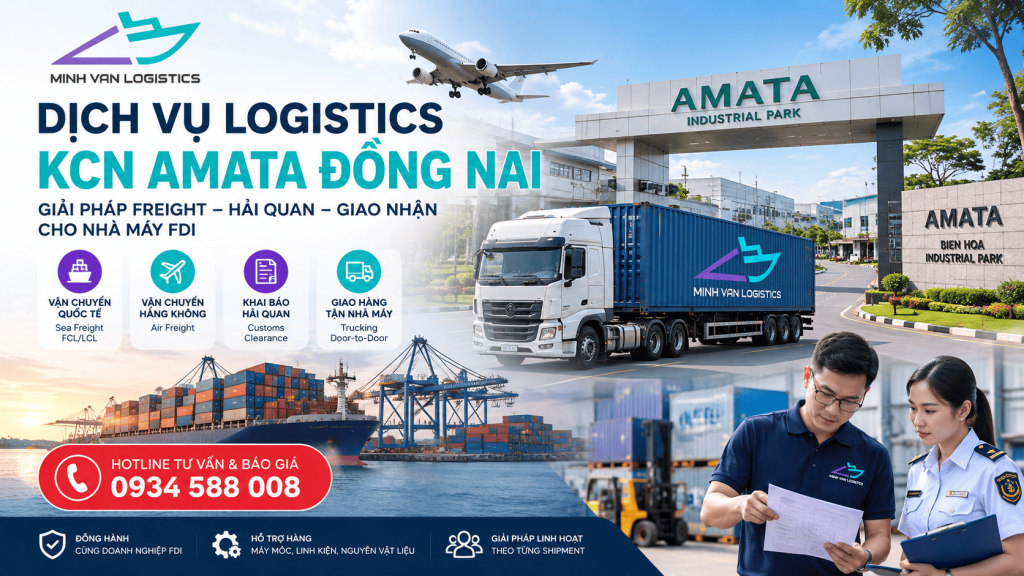 Dịch Vụ Logistics KCN Amata Đồng Nai