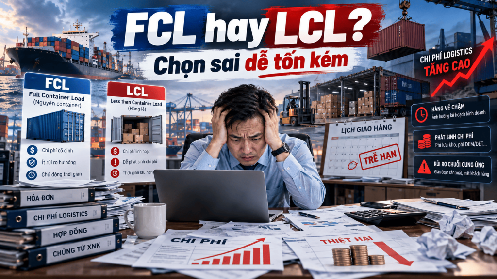 FCL Hay LCL Trung Quốc Việt Nam