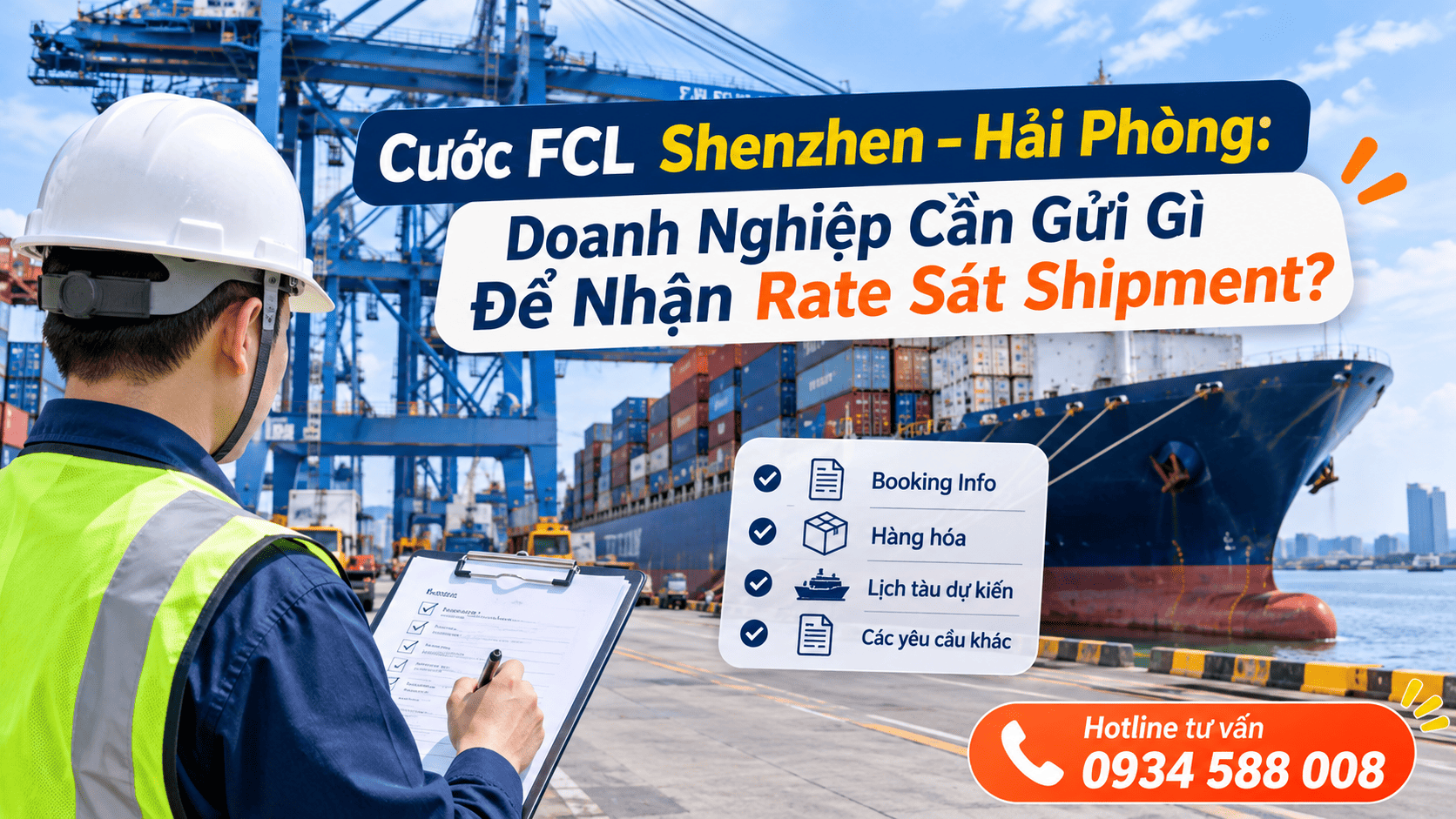 cước FCL Shenzhen Hải Phòng