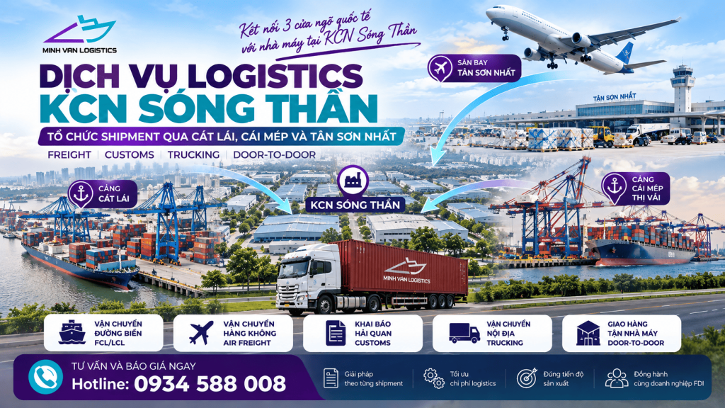 Dịch Vụ Logistics KCN Sóng Thần