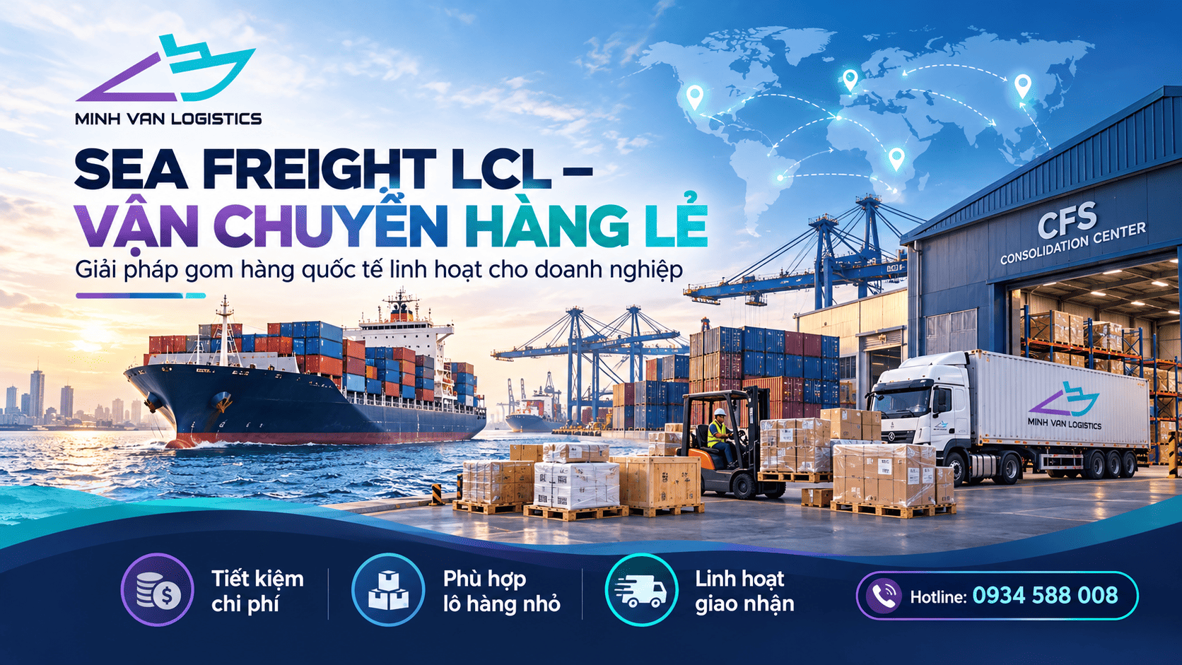 Sea Freight LCL – Vận chuyển hàng lẻ