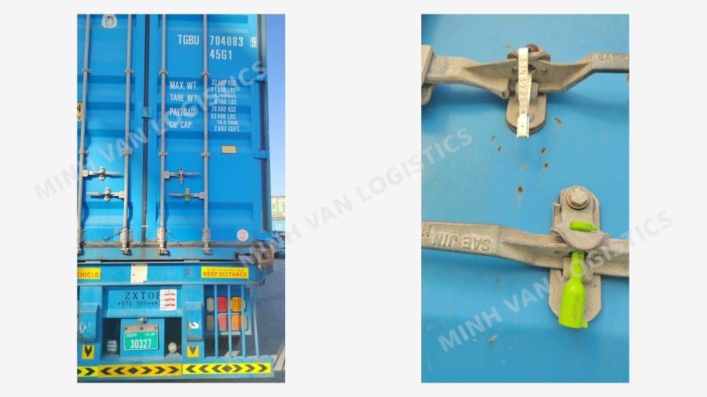 Lô xe Toyota Land Cruiser trong case study nhập khẩu ô tô từ Dubai của Minh Vân Logistics.